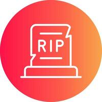 Grave Creative Icon Design vector