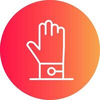 Glove Creative Icon Design vector