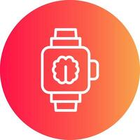 inteligente reloj creativo icono diseño vector