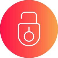 Unlock Creative Icon Design vector