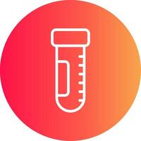 Test Tube Creative Icon Design vector