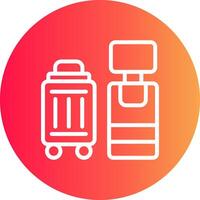 Self Check In Creative Icon Design vector