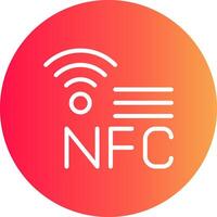 NFC Creative Icon Design vector