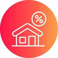 Home Mortgage Creative Icon Design vector