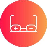 Medical Glasses Creative Icon Design vector