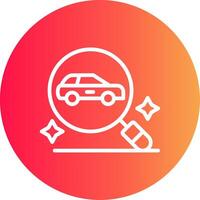 Car Finder Creative Icon Design vector