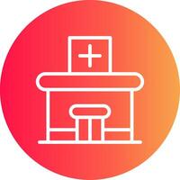 Healthcare Marketplace Creative Icon Design vector