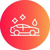 Car Wash Creative Icon Design vector