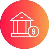 Banking Fees Creative Icon Design vector