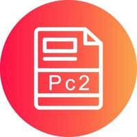 PC2 Creative Icon Design vector