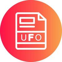 UFO Creative Icon Design vector