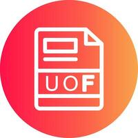 UOF Creative Icon Design vector