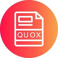 QUOX Creative Icon Design vector