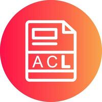 ACL Creative Icon Design vector