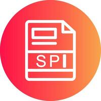 SPI Creative Icon Design vector