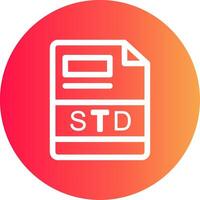 STD Creative Icon Design vector