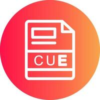 CUE Creative Icon Design vector