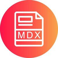 MDX Creative Icon Design vector