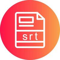 srt Creative Icon Design vector