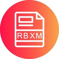 RBXM Creative Icon Design vector