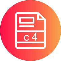 c4 Creative Icon Design vector