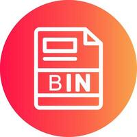 BIN Creative Icon Design vector