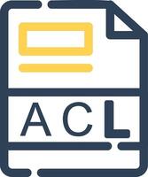 ACL Creative Icon Design vector