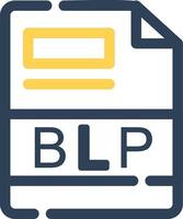 BLP Creative Icon Design vector