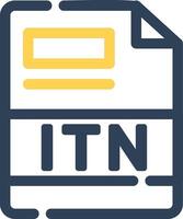 ITN Creative Icon Design vector