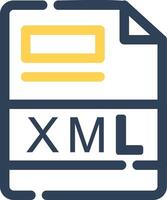 XML Creative Icon Design vector