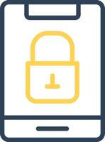 Lock Screen Creative Icon Design vector