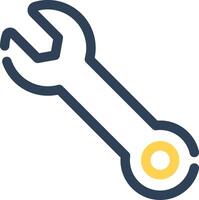 Wrench Creative Icon Design vector