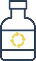 Ecological Bottle Creative Icon Design vector