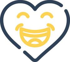 Smile Beam Creative Icon Design vector