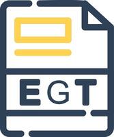 EGT Creative Icon Design vector