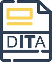 DITA Creative Icon Design vector