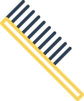 Hair Comb Creative Icon Design vector