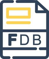 FDB Creative Icon Design vector