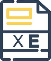 XE Creative Icon Design vector