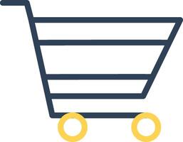 Shopping Cart Creative Icon Design vector