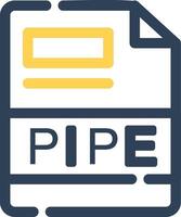 PIPE Creative Icon Design vector