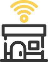 Smart House Creative Icon Design vector