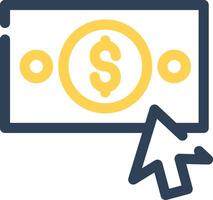 Pay Per Click Creative Icon Design vector