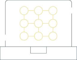 Pattern Recognition Creative Icon Design vector