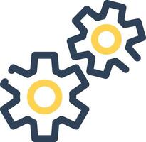 Cogwheels Creative Icon Design vector