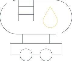 Tanker Truck Creative Icon Design vector