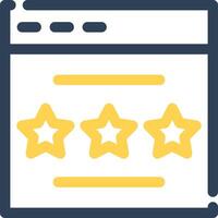 Rating Creative Icon Design vector