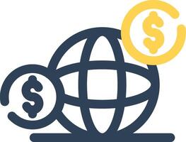 Offshore Banking Creative Icon Design vector