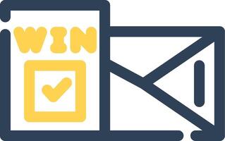 diseño de icono creativo de correo vector