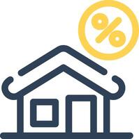 Home Mortgage Creative Icon Design vector